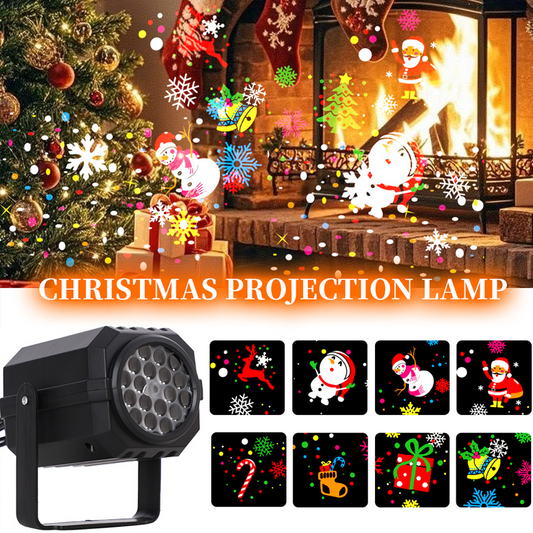 ⏳Limited-time 50% off⏰Rotating LED Christmas Pattern Projector Light🎅🎄